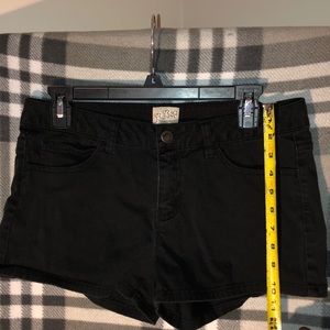 Black Jean Shorts